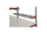 Rocholz Utensilo komplett mit Trägerarmen Typ A SYSTEM FLEX BxT 800x200 mm RAL9006/3003 (73312500)