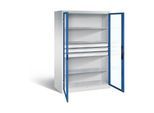 C+P Werkzeugschrank Acurado, H1950xB1200xT600mm, Front Enzianblau, Korpus Lichtgrau (8932-5530) ; C + P Möbelsysteme (8932-5530|S10056)