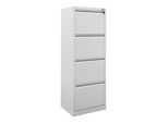 STIER Hängeregistraturschrank 4 Schubladen einbahnig DIN A4 1330x465x620mm (905438)