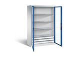 C+P Werkzeugschrank Acurado, H1950xB1200xT600mm, Front Enzianblau, Korpus Lichtgrau (8932-553) ; C + P Möbelsysteme (8932-553|S10050)