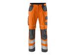 Kübler PSA Reflectiq Hose 2207 warnorange/anthrazit 24 ; Kübler Workwear (2207 8340-3797-24)