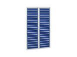 Stumpf Schubladenschrank Serie STS 410, 34 Schubladen enzianblau (34x100mm) ; Stumpf Metall (7104174)