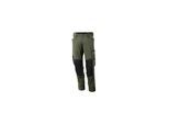 Mascot Hose mit Knietaschen, Stretchstoff Hose Größe 76C49, moosgrün (17179-311-33-76C49)