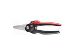 Bessey D47-2 Combi-Schere gerade aus Edelstahl mit Wellenschliff und Kunststoffgriff für Bleche und Kunststoffe, D47-2)