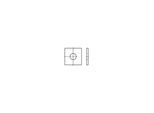 DIN 436 Scheibe Standard/für Holzkonstruktionen Stahl 24mm galvanisch verzinkt ; Industrial Quality Supplies (004360100240000)