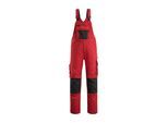 Mascot Augsburg Latzhose Größe 90C58, rot/schwarz (12169-442-0209-90C58)