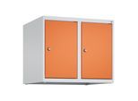 C+P Aufsatzschrank, 7035/2004 500x600x500mm Verschluss Zylinderschloss 2 Abteile ; C + P Möbelsysteme (080090-20|S10031)