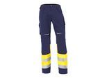 Kübler Hose REFLECTIQ Klasse 1 warngelb/dunkelblau Form 2208 Größe 24 ; Kübler Workwear (2208 8340-3448-24)