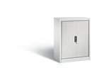 C + P Rollladenschrank Omnispace, 2 OH, abschliessbar, B 800 x T 420 x H 1030 mm, Stahl/Kunststoff, lichtgrau