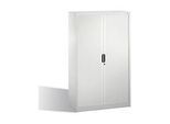 C + P Rollladenschrank Omnispace, 4 OH, abschliessbar, B 1000 x T 420 x H 1660 mm, Stahl/Kunststoff, lichtgrau