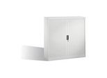 C + P Rollladenschrank Omnispace, 3 OH, abschliessbar, B 1200 x T 420 x H 1230 mm, Stahl/Kunststoff, lichtgrau