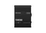 Teltonika TSW200 - Switch - an DIN-Schiene montierbar - PoE+ (240 W)