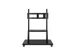 ViewSonic VB-STND-001-2C - Wagen (Wandmontagehalterung) - für interaktives Flachfeld- / LCD-Display - Trolleyständer mit Rollen - Bildschirmgröße: 139.7-248.92 cm (55"-98")