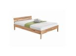 Carryhome Bett, Kernbuche, Holz, Kernbuche, massiv, 140x200 cm, Schlafzimmer, Betten, Einzelbetten