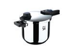 SAN Ignacio Schnellkochtopf Ebro, Edelstahl, Metall, 9 L, rund, Kochen, Töpfe, Schnellkochtöpfe