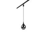 Trio Leuchten Schienensystem-Hängeleuchte Duoline Lumina, Schwarz, Chrom, Glas, 180 cm, Lampen & Leuchten, Innenbeleuchtung, Leuchten nach Räumen, Wohnzimmerlampen