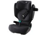 Britax Römer Kinderautositz Kidfix Pro, Schwarz, Textil, 48x83x42 cm, Made in Germany, ECE R 129 i-Size, abnehmbarer und waschbarer Bezug, höhenverstellbare Kopfstütze, optimaler Aufprallschutz, schadstoffgeprüft, schnell leicht im Auto montierbar, Seitenaufprallschutz, Isofix-Befestigung, Baby on Tour, Kindersitze