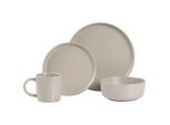 Novel Kombiservice Salerno, Taupe, Keramik, 16-teilig, Uni, 410 ml,900 ml, Lfgb, lebensmittelecht, Essen & Trinken, Geschirr, Geschirr-Sets, Kombiservice