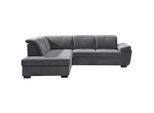 Xora Ecksofa, Grau, Holz, Buche, Hartholz, Uni, 4-Sitzer, Ottomane links, L-Form, 280x202 cm, seitenverkehrt erhältlich, Schlafen auf Sitzhöhe, Rücken echt, Wohnzimmer, Sofas & Couches, Wohnlandschaften, Ecksofas