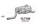 ASSO Endschalldämpfer 127138 für LANCIA AUTOBIANCHI