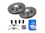 ATE Bremsensatz, Scheibenbremse 142023265 Vorderachse belüftet 345mm 30mm für VAG Porsche