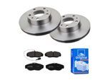 ATE Bremsensatz, Scheibenbremse 142022178 Vorderachse belüftet 280mm 24mm für Peugeot Citroën Fiat