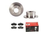 BREMBO Bremsensatz, Scheibenbremse Bremsensatz-Hinterachse ijdtidkc14 Hinterachse voll 272mm 16mm für Mercedes Chrysler VW