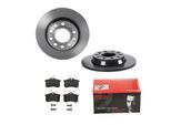 BREMBO Bremsensatz, Scheibenbremse Bremsensatz-Hinterachse COATED DISC LINE / STANDARD ijdtidi2v2 Hinterachse voll 255mm 12mm für Peugeot MG (SAIC) RO