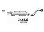 ASSO Mittelschalldämpfer 346123 für Vaughall Opel