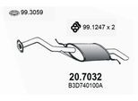 ASSO Endschalldämpfer 207032 für MAZDA