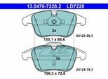 ATE Bremsensatz, Scheibenbremse Bremsensatz-Hinterachse sg00000d12 Vorderachse voll 300mm 11mm für Ford Volvo LAND ROVER