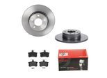 BREMBO Bremsensatz, Scheibenbremse ijdtidhzv4 Hinterachse voll 251mm 10mm für LANCIA ALFA ROMEO Fiat Skoda Audi VW SEAT
