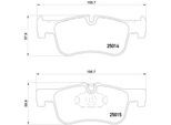 BREMBO Bremsensatz, Scheibenbremse sg00000enj Hinterachse innenbelüftet 284mm 11mm für BMW