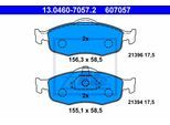 ATE Bremsensatz, Scheibenbremse Bremsensatz-Vorn und Hinten sg00000dsc Hinterachse belüftet 253mm 24mm für Ford