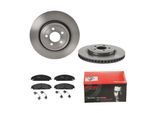 BREMBO Bremsensatz, Scheibenbremse 142057601 Vorderachse innenbelüftet 345mm 28mm für Chrysler LANCIA Fiat