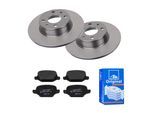 ATE Bremsensatz, Scheibenbremse 142021989 Hinterachse voll 251mm 10mm für Fiat