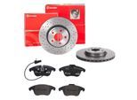 BREMBO sk8k0ezk91 Vorderachse Gelocht/innenbel. 314mm 25mm für Audi (FAW) Skoda SEAT VW