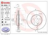 BREMBO Bremsensatz, Scheibenbremse sg00000erc Vorderachse innenbelüftet 300mm 28mm für Mercedes Chrysler