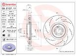 BREMBO Bremsscheibe 09e13711 400mm 38mm für Mercedes
