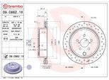 BREMBO Bremsscheibe 09c6621x 290mm 18mm für Subaru TOYOTA