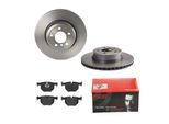 BREMBO Bremsensatz, Scheibenbremse Bremsensatz-Hinterachse COATED DISC LINE / STANDARD ijdtidicd4 Hinterachse innenbelüftet 345mm 24mm für BMW