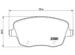 BREMBO Bremsensatz, Scheibenbremse Bremsensatz-Vorn und Hinten sg00000er9 Vorderachse voll 230mm 25mm für Citroën Peugeot Ford Roewe (SAIC) LANCIA ZHO