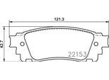 BREMBO Bremsensatz, Scheibenbremse Bremsensatz-Hinterachse COATED DISC LINE / STANDARD sg00000b5q Hinterachse voll 281mm 112mm für TOYOTA LEXUS