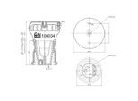 FEBI BILSTEIN Federbalg, Luftfederung 108034 Hinterachse für Iveco