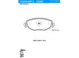 ATE Bremsbelagsatz, Scheibenbremse 13047039872 für Ford JAGUAR