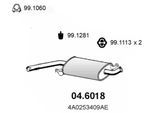 ASSO Mittelschalldämpfer 046018 für Audi VW
