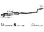 ERNST Mittelschalldämpfer 012256 für Opel GM