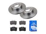 ATE Bremsensatz, Scheibenbremse Bremsensatz ijf141hil0 Hinterachse voll 282mm 12mm für Peugeot Citroën SEAT Skoda VAG