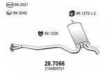 ASSO Endschalldämpfer 287066 für Mercedes