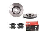 BREMBO Bremsensatz, Scheibenbremse 142056869 Vorderachse Gelocht/innenbel. 375mm 36mm für Mercedes